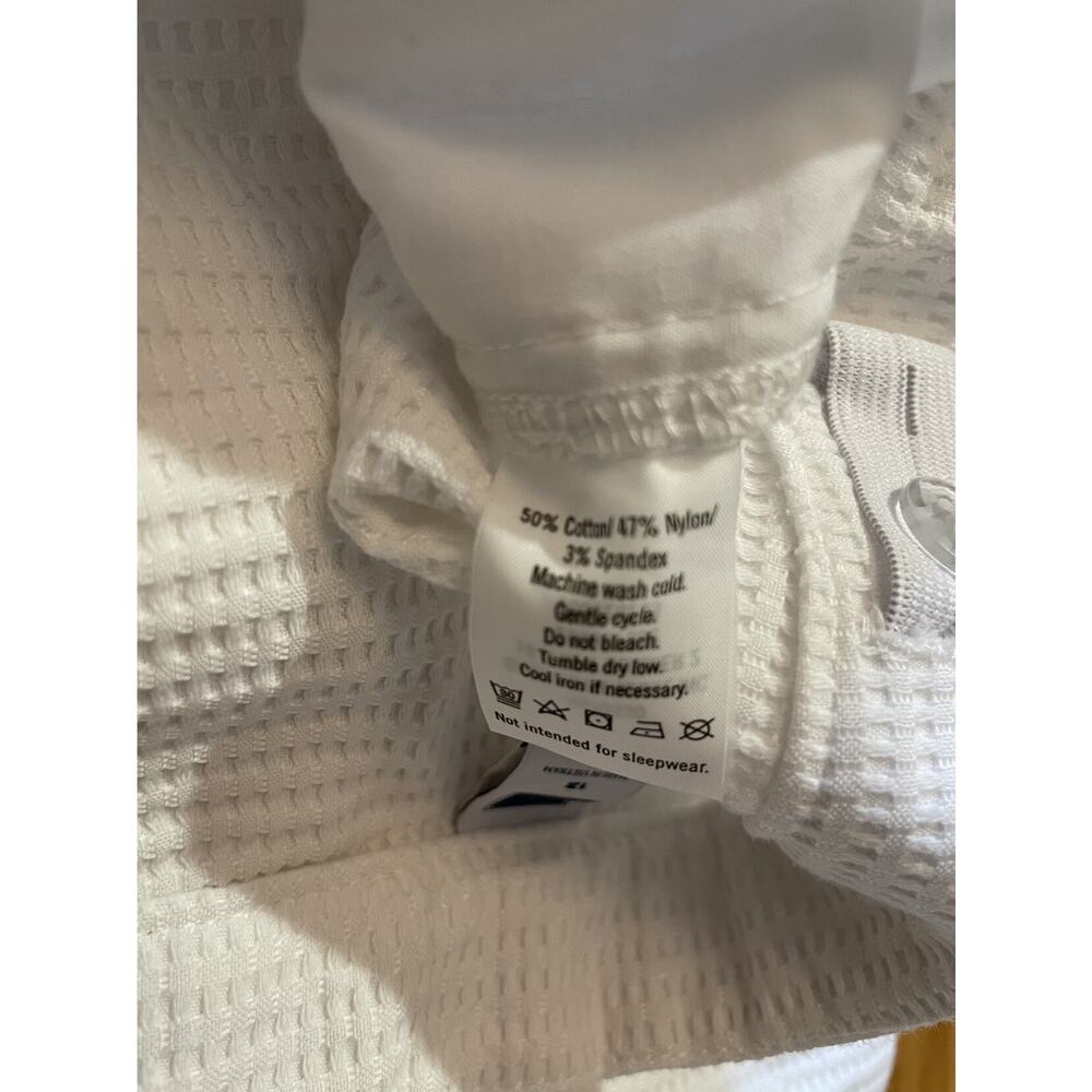 Janie & Jack White Waffle Weave Pants - Picture 4 of 6